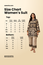 Load image into Gallery viewer, Azeenia Noir Folk Art Signature Co-Ord