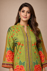 Azeenia Emerald Bloom Modern Luxe Co-Ord Set