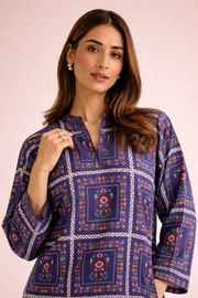 Azeenia Midnight Heritage Print Luxe Co-Ord