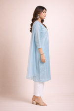 Load image into Gallery viewer, Powder Blue Classic 3-Piece Dress Set