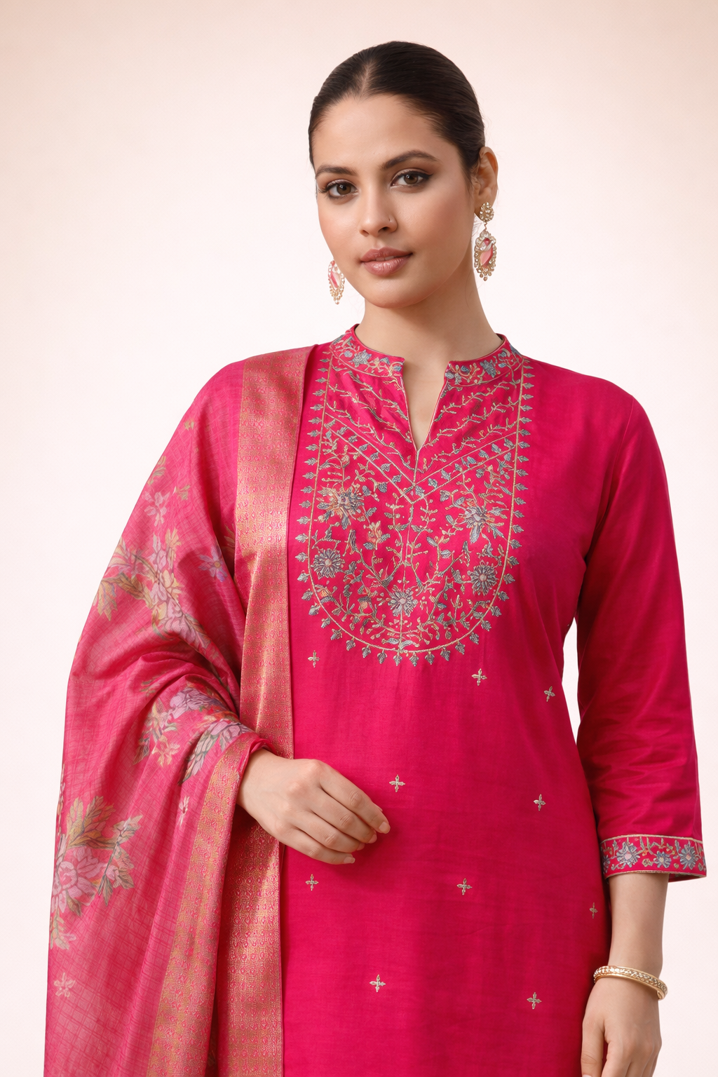 Crimson Heritage Embroidered 3-Piece Set