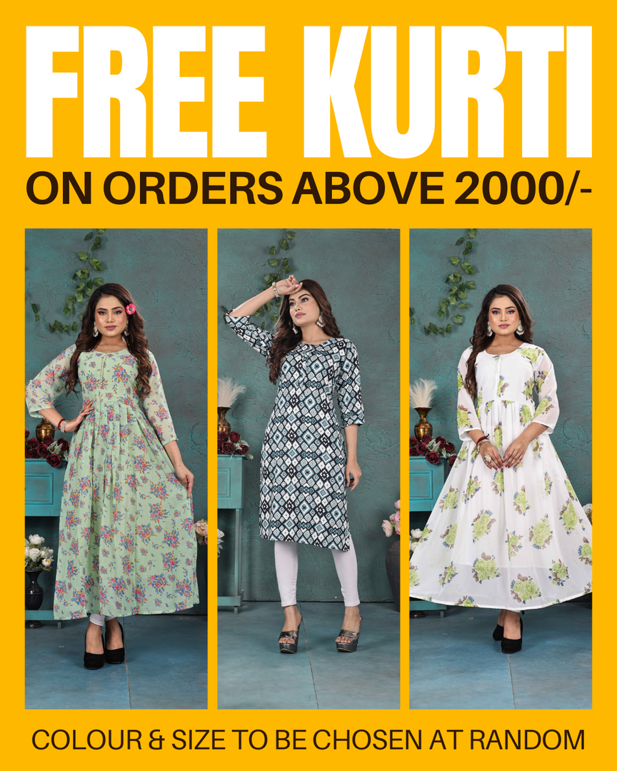 FREE Kurti on orders above 2k